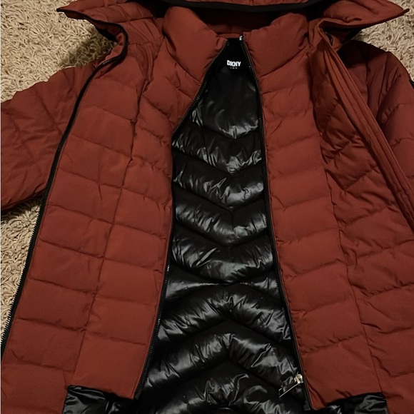 Rust DKNY 0°F Winter Jacket - Lg - Picture 2 of 5